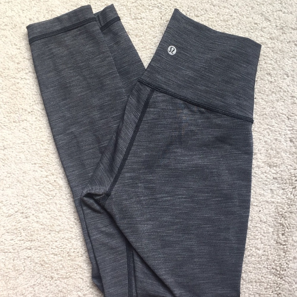 Long grey lulu lemon leggings